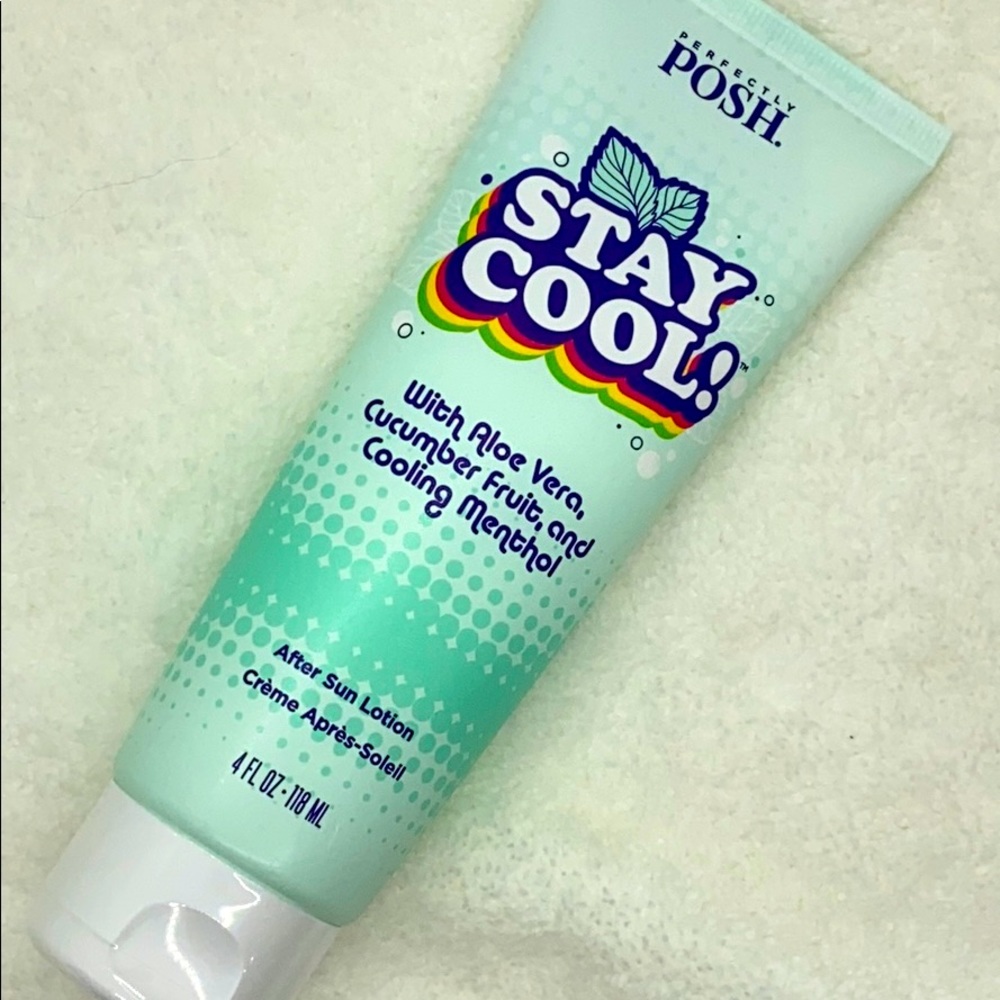 Stay cool after sun lotion